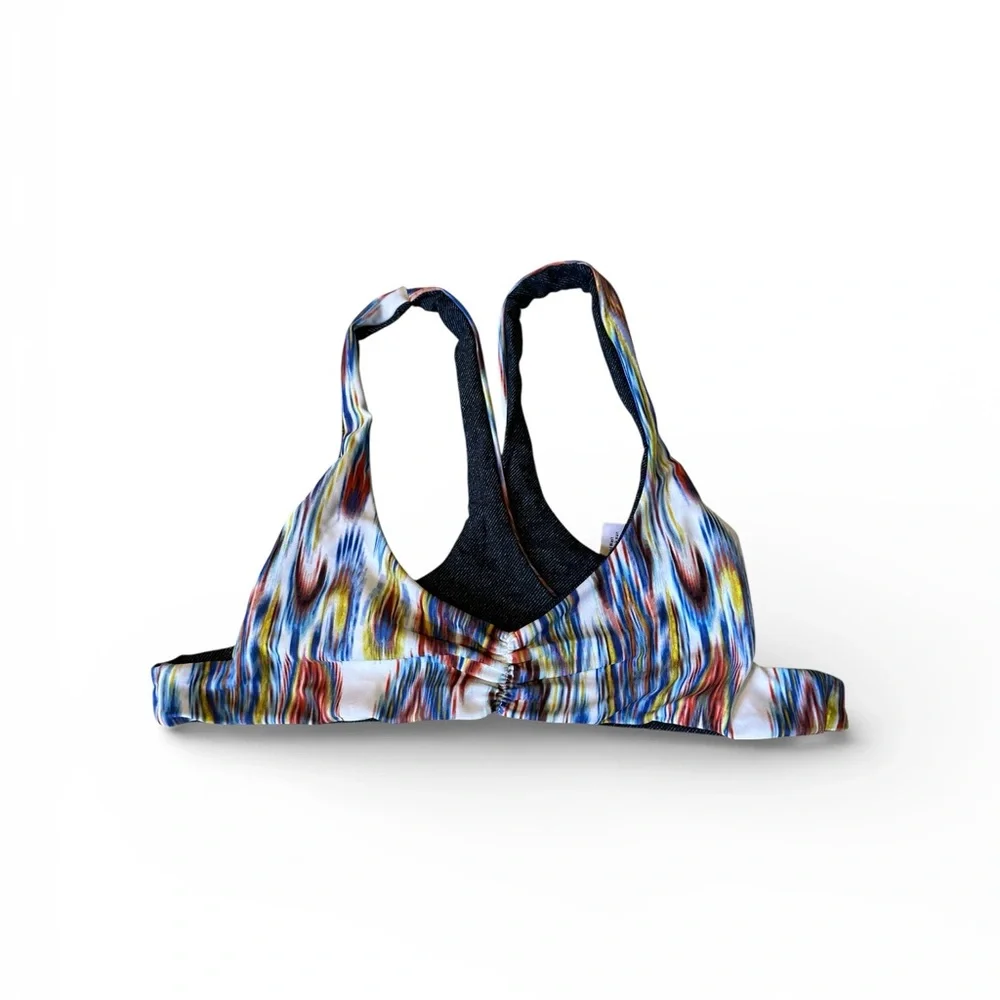 NWOT L*Space Plumagio new wave bikini top